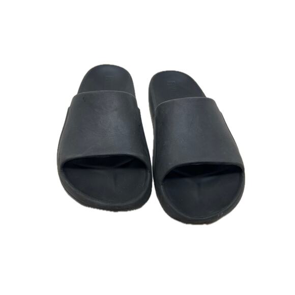 Gymshark Black Sandals Slides Mens Size 9 - Picture 1 of 4